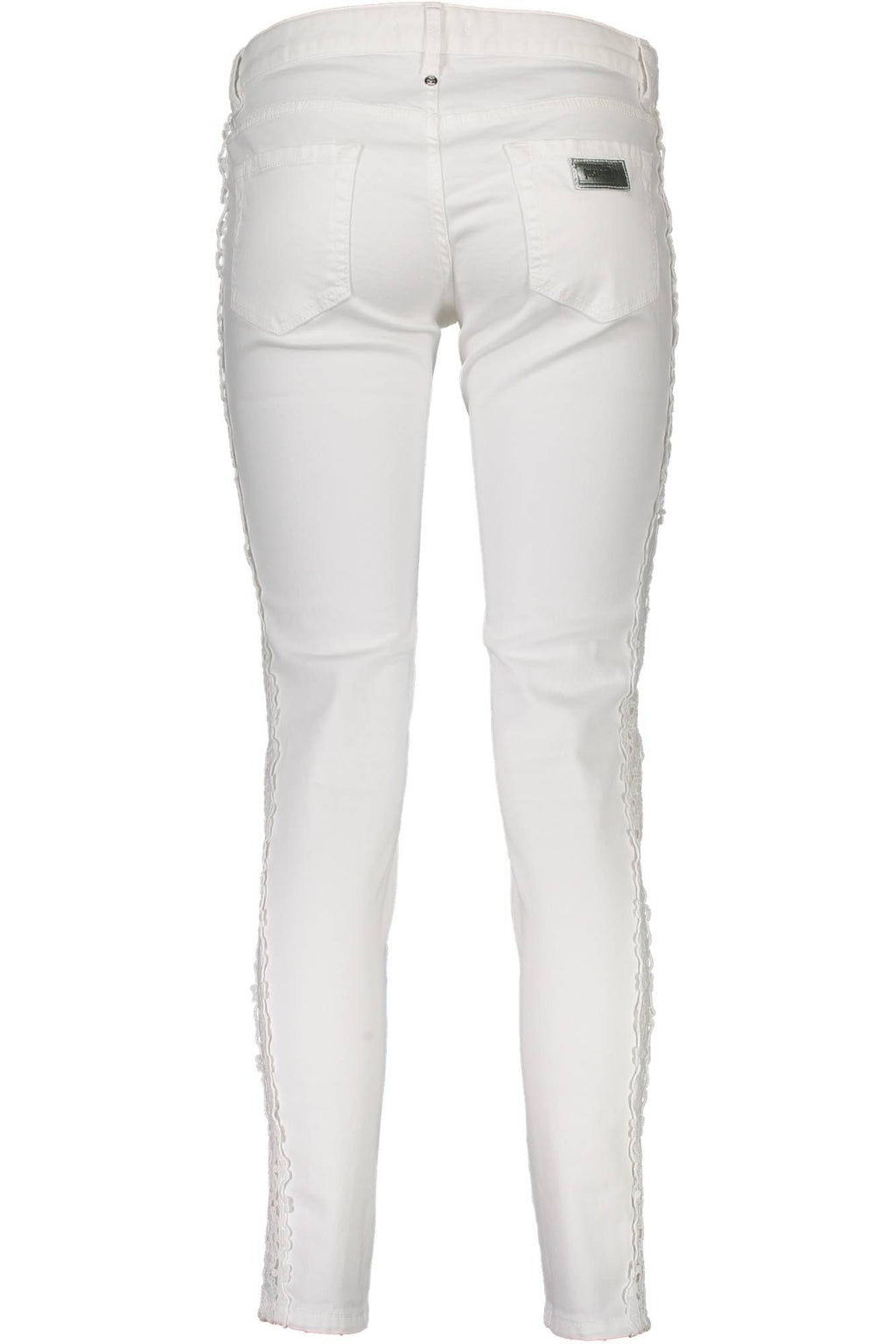 JUST CAVALLI PANTALONE DONNA BIANCO