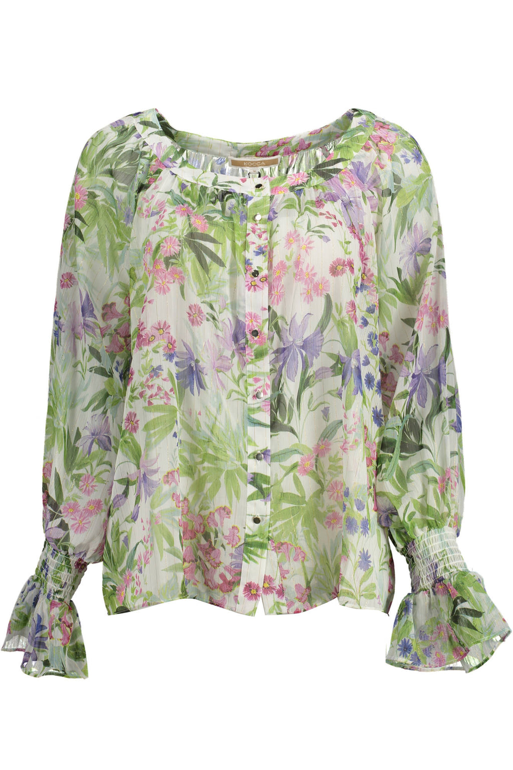 KOCCA CAMICIA MANICHE LUNGHE DONNA VERDE