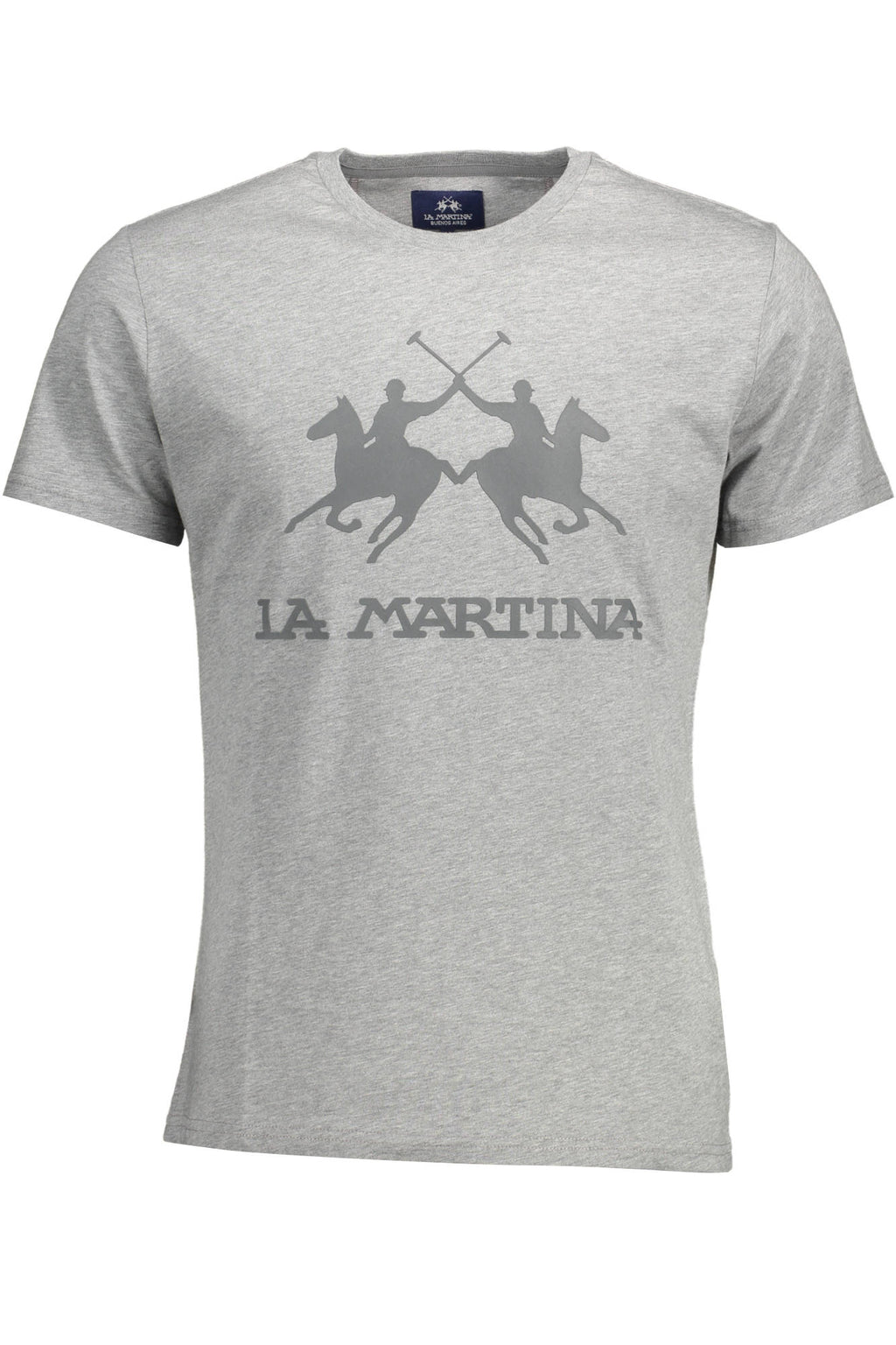 LA MARTINA T-SHIRT MANICHE CORTE UOMO GRIGIO