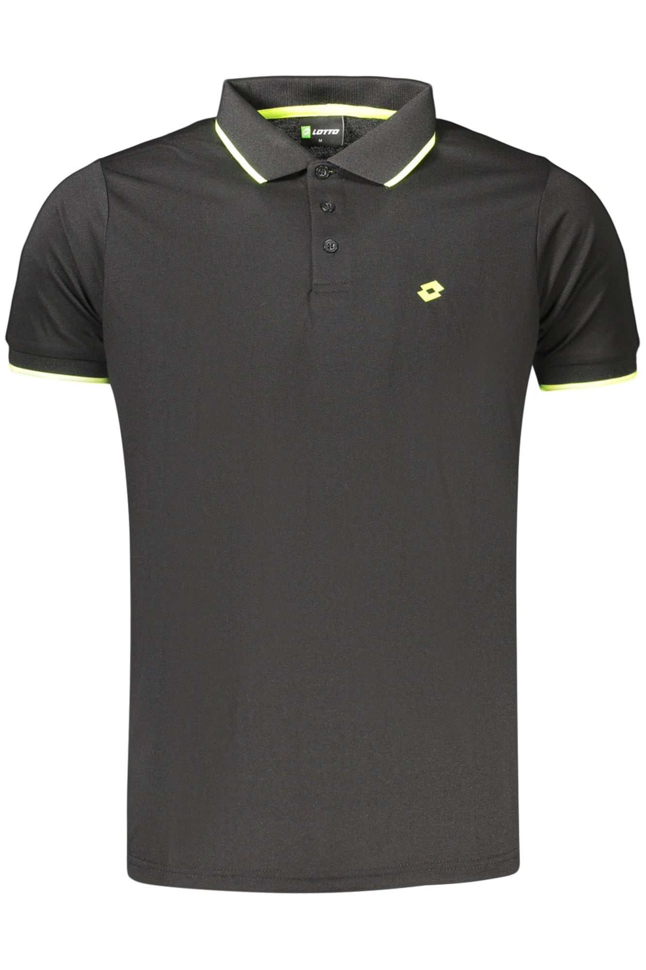 LOTTO POLO MANICHE CORTE UOMO NERO