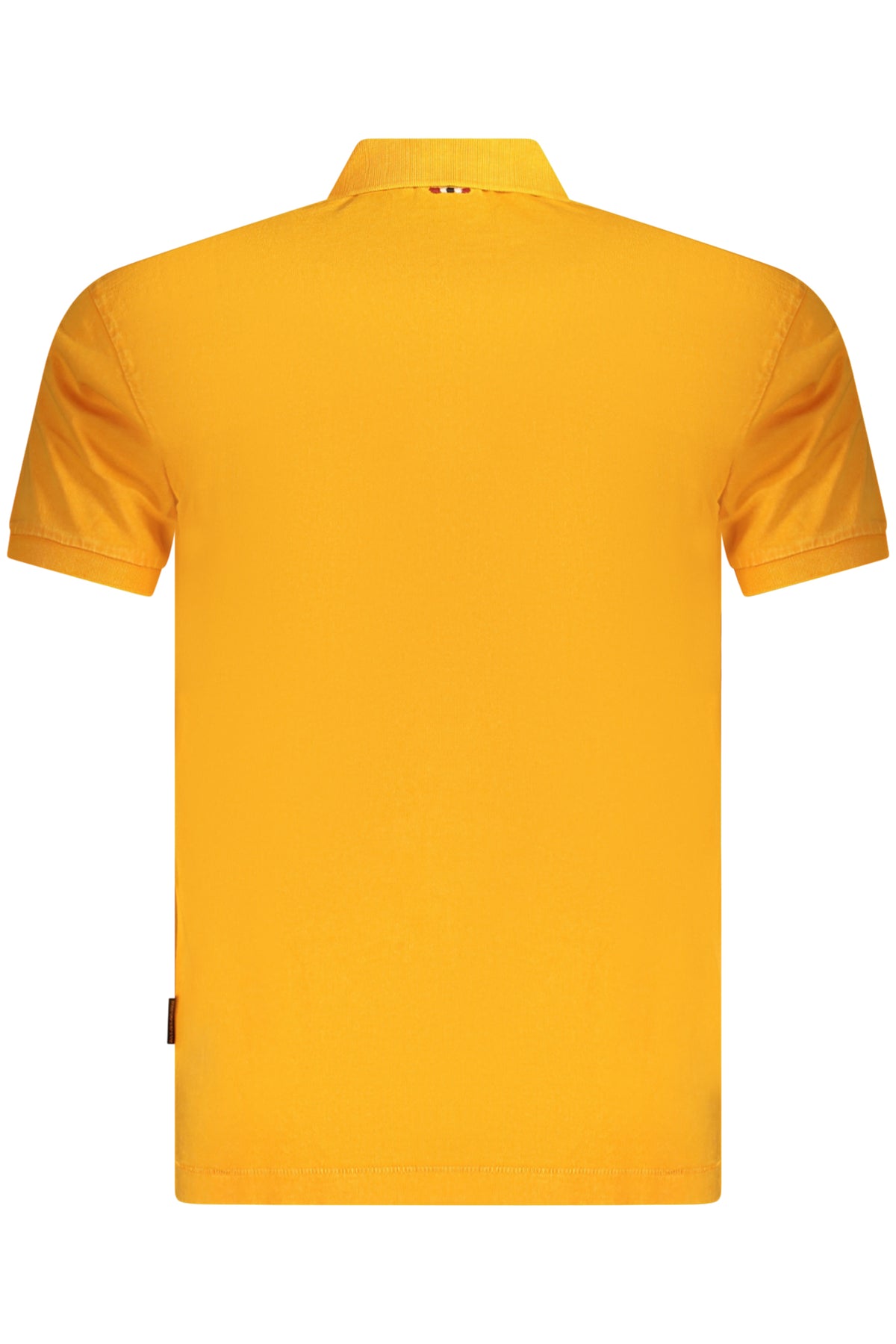 NAPAPIJRI POLO MANICHE CORTE UOMO ARANCIO