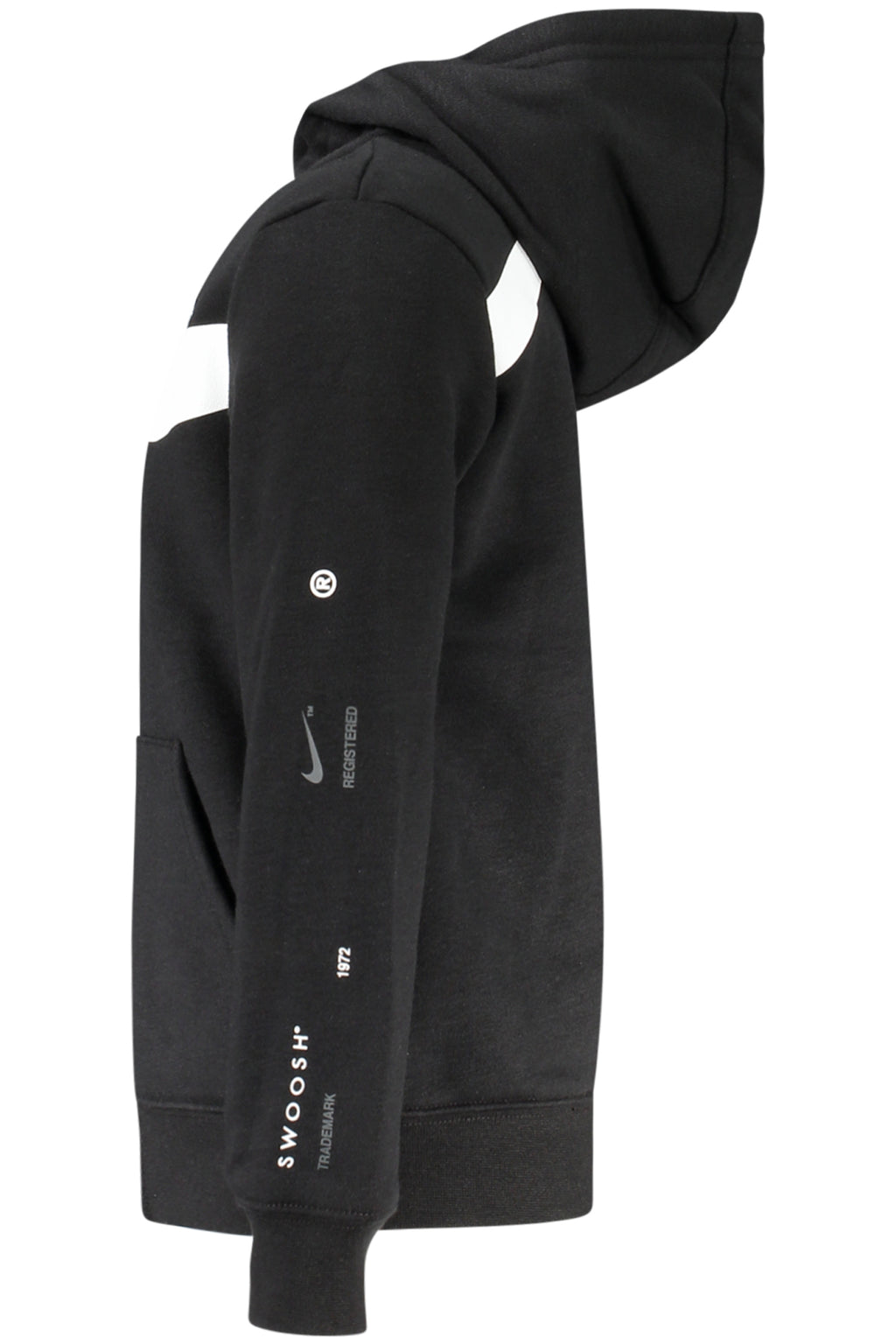 NIKE FELPA CON ZIP BAMBINO NERO