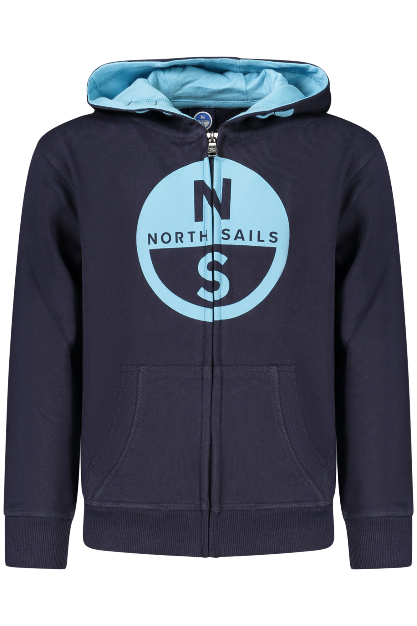 NORTH SAILS FELPA CON ZIP BAMBINO BLU