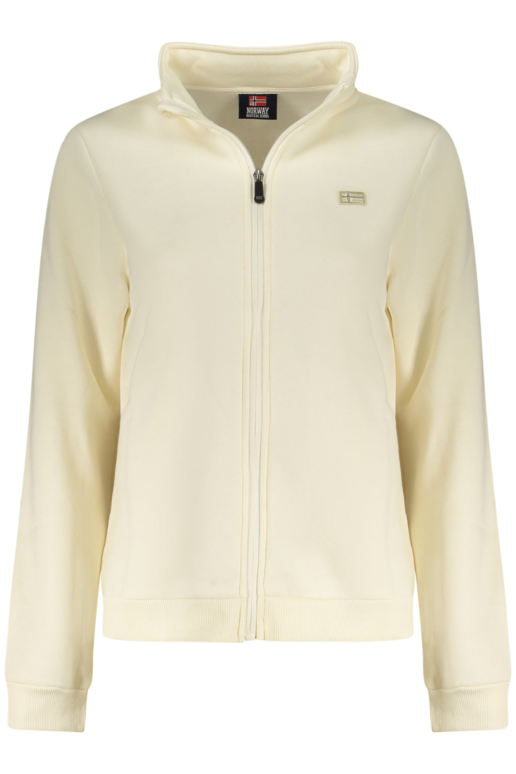 NORWAY 1963 FELPA CON ZIP DONNA BIANCO