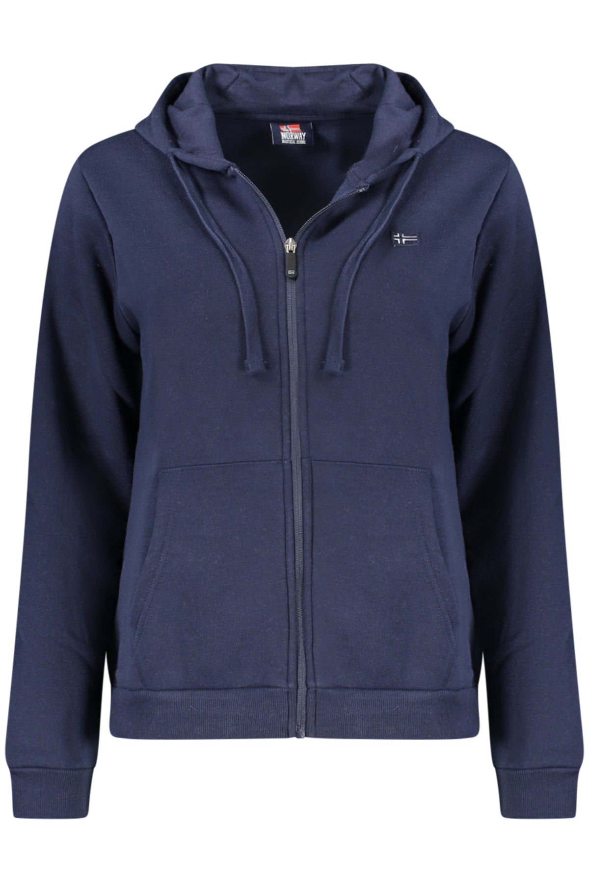 NORWAY 1963 FELPA CON ZIP DONNA BLU