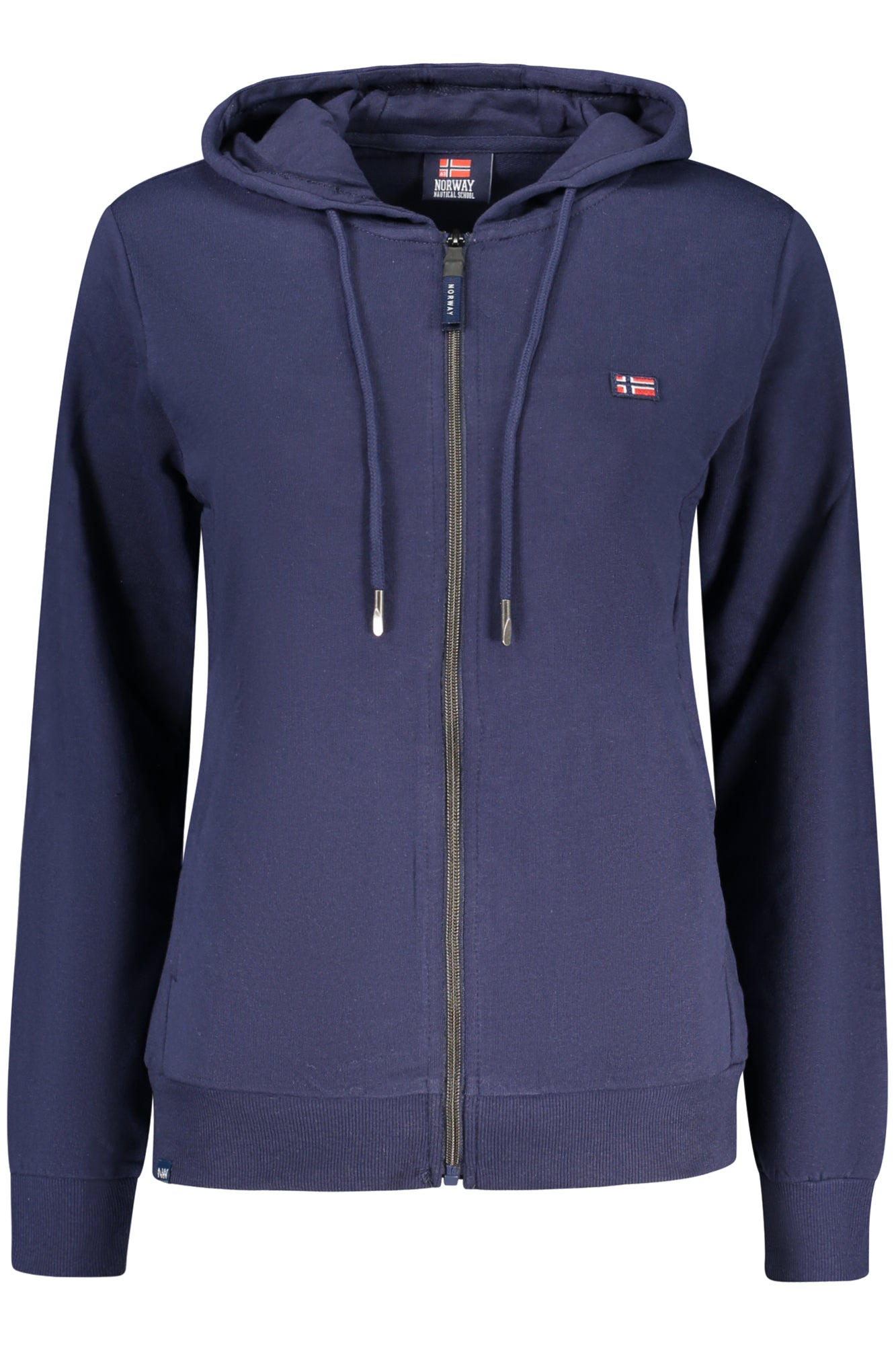 NORWAY 1963 FELPA CON ZIP DONNA BLU