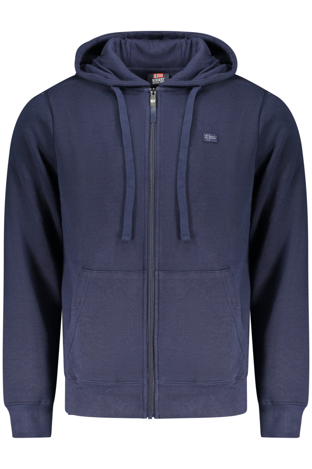 NORWAY 1963 FELPA CON ZIP UOMO BLU