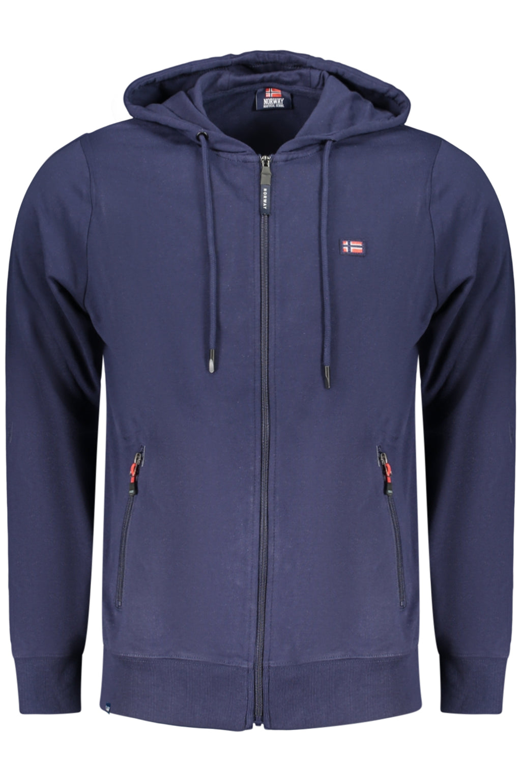 NORWAY 1963 FELPA CON ZIP UOMO BLU