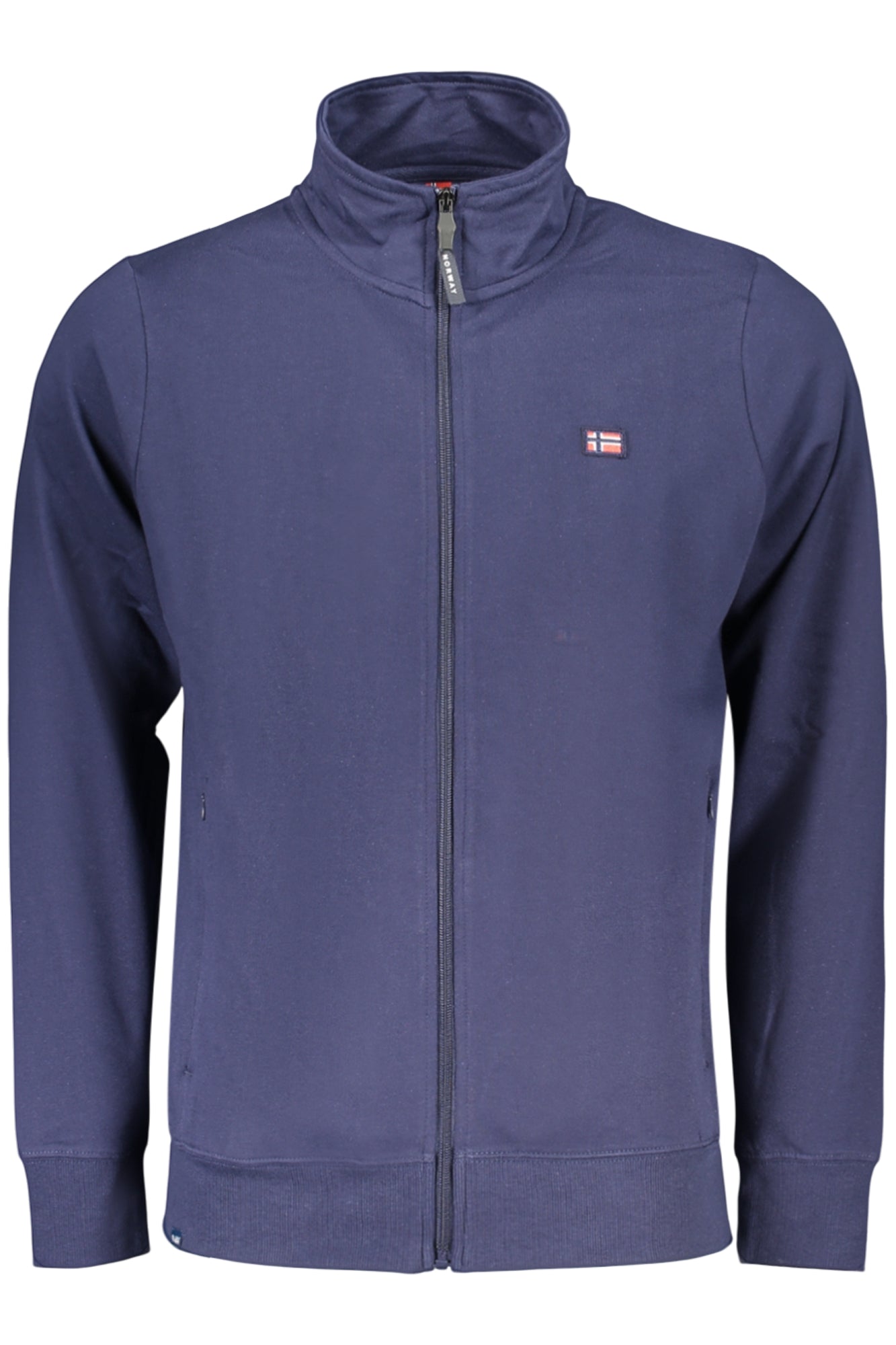 NORWAY 1963 FELPA CON ZIP UOMO BLU