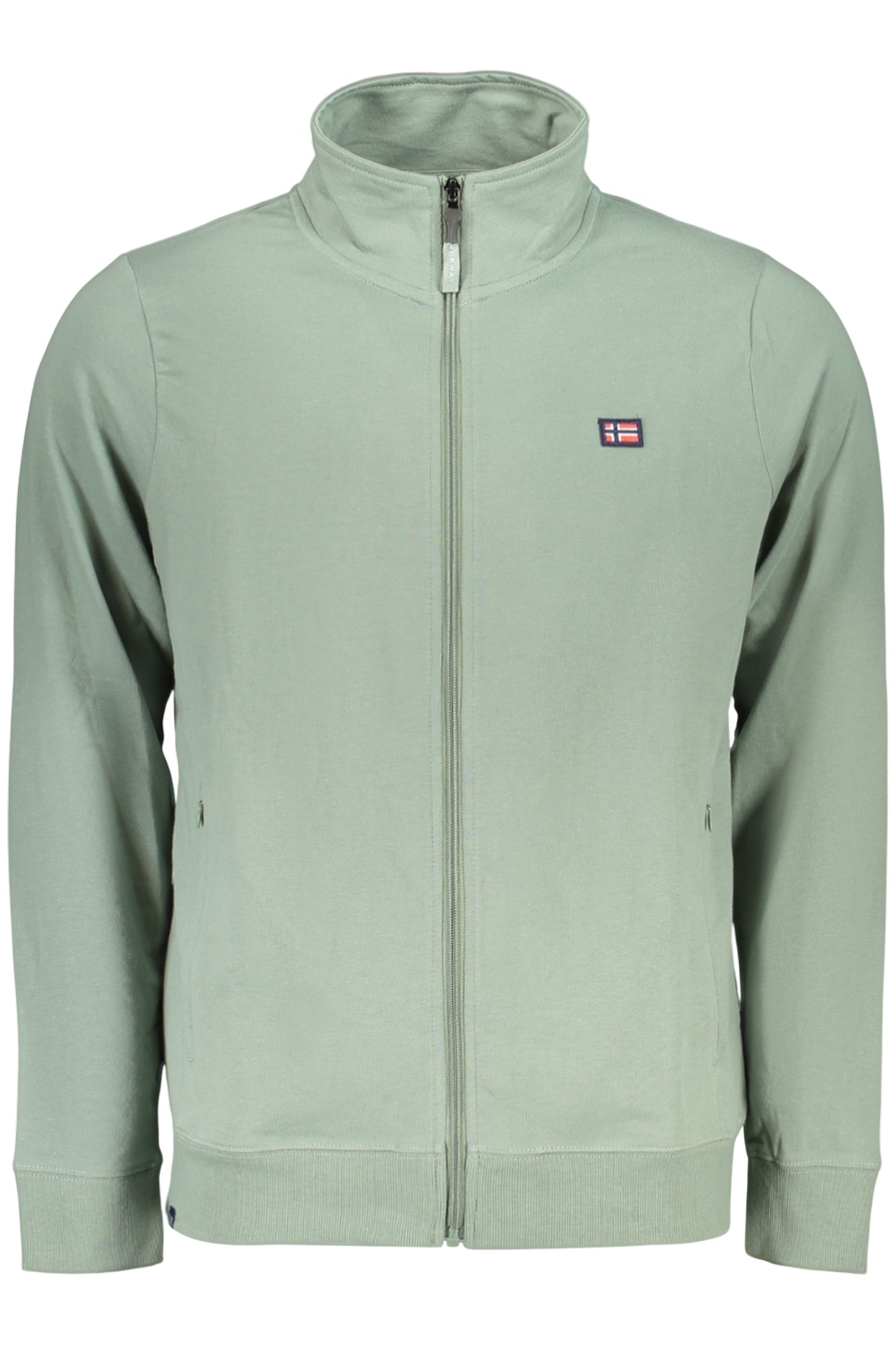 NORWAY 1963 FELPA CON ZIP UOMO VERDE