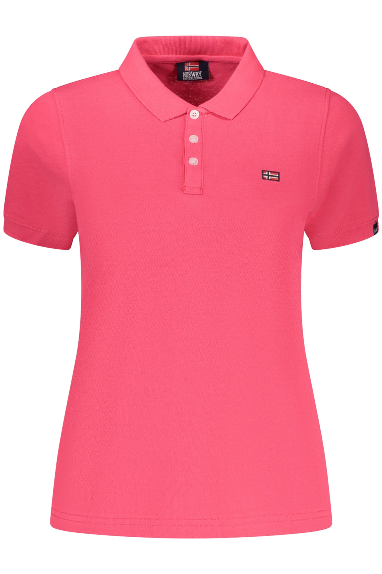 NORWAY 1963 POLO MANICHE CORTE DONNA ROSA