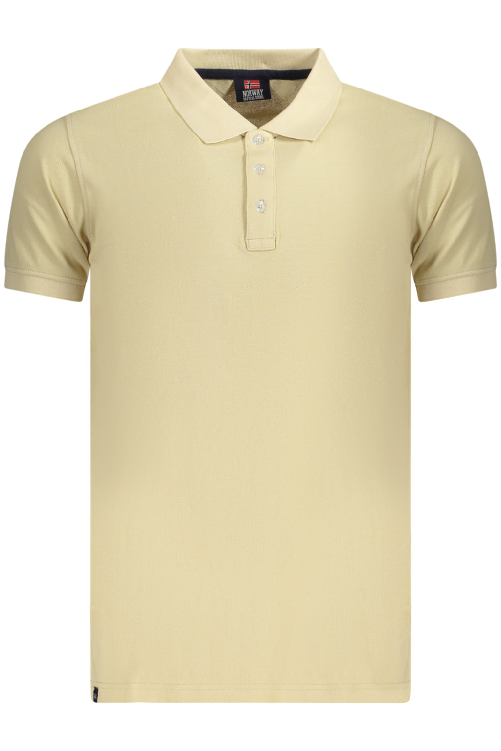 NORWAY 1963 POLO MANICHE CORTE UOMO BEIGE