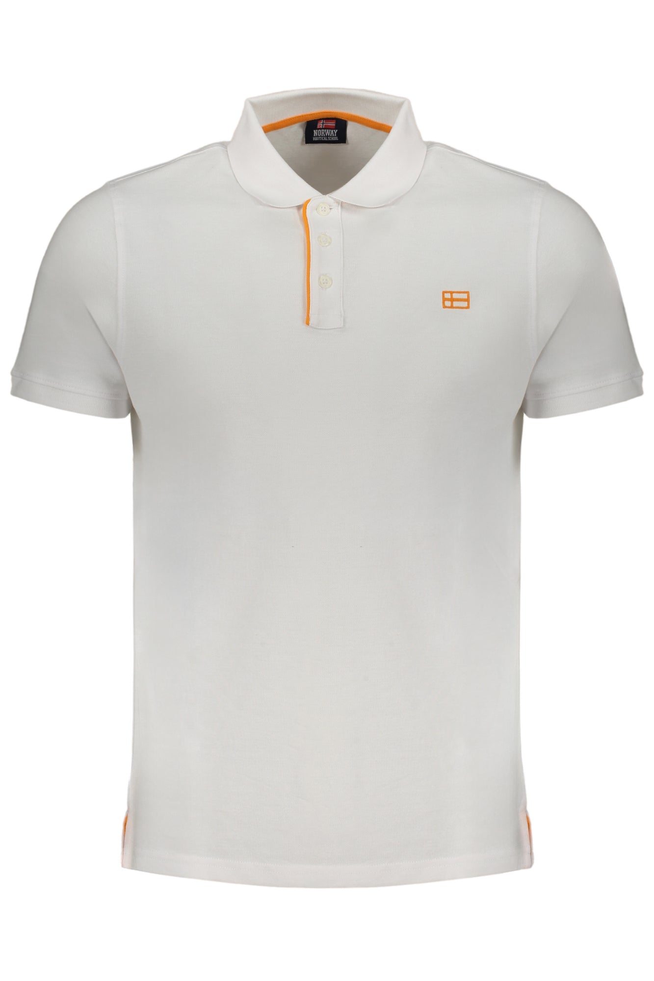 NORWAY 1963 POLO MANICHE CORTE UOMO BIANCO
