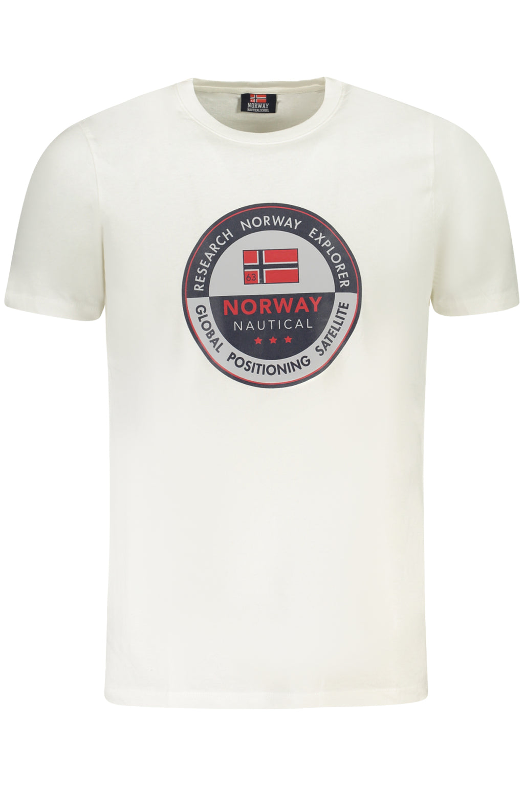 NORWAY 1963 T-SHIRT MANICHE CORTE UOMO BIANCO