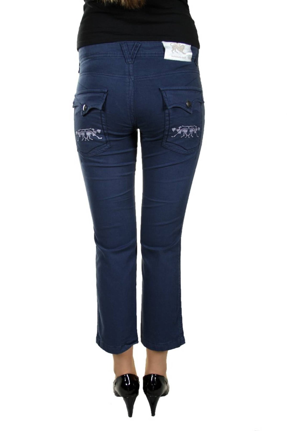 PARASUCO PANTALONE PINOCCHIETTO DONNA BLU