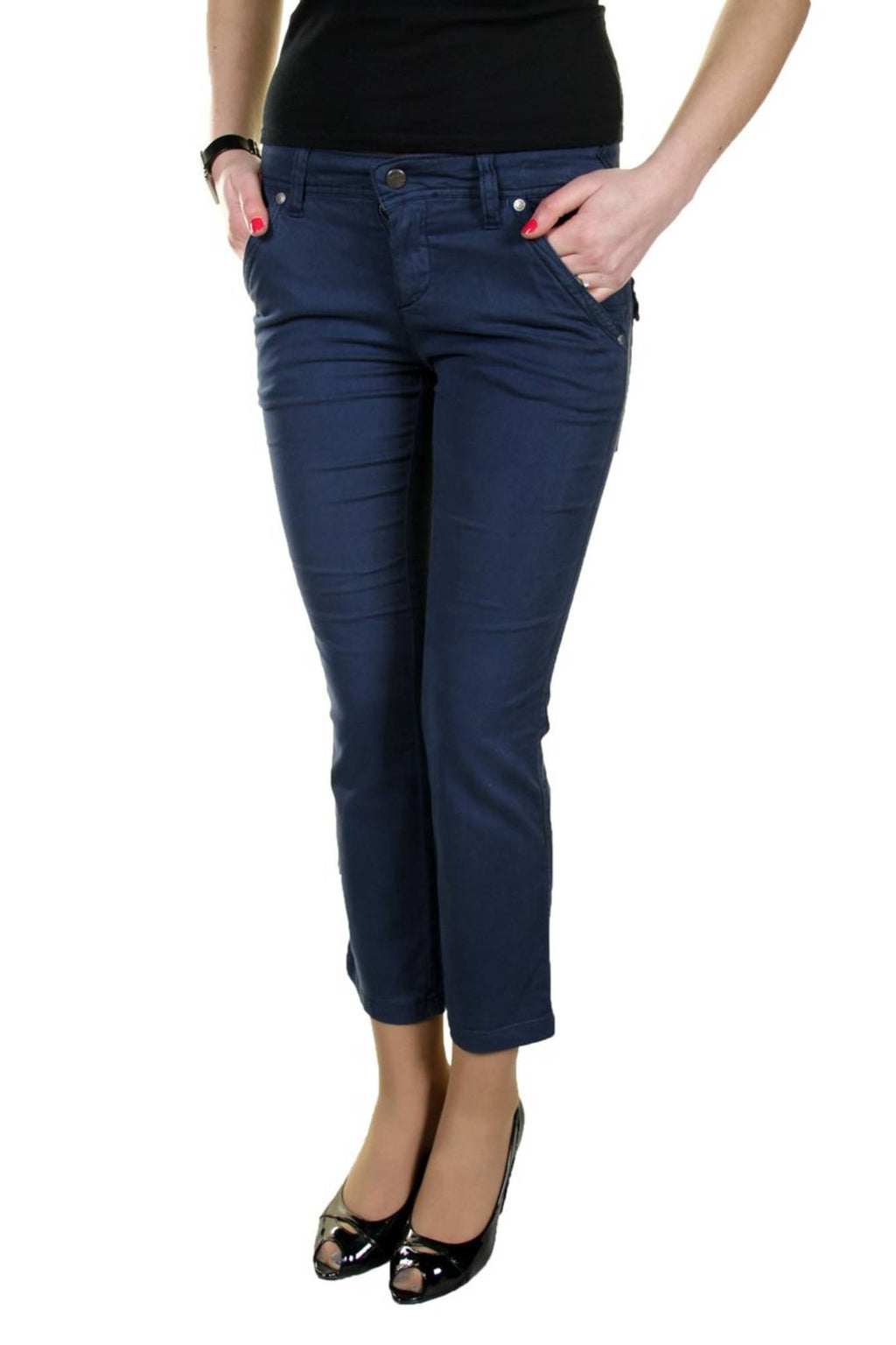 PARASUCO PANTALONE PINOCCHIETTO DONNA BLU