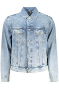 PEPE JEANS GIUBBOTTO IN JEANS UOMO AZZURRO