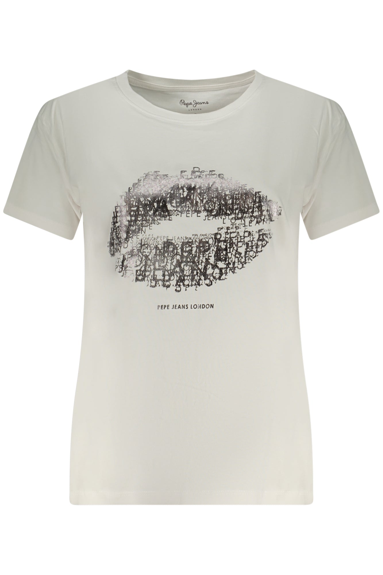 PEPE JEANS T-SHIRT MANICHE CORTE DONNA BIANCO