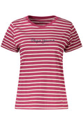 PEPE JEANS T-SHIRT MANICHE CORTE DONNA VIOLA