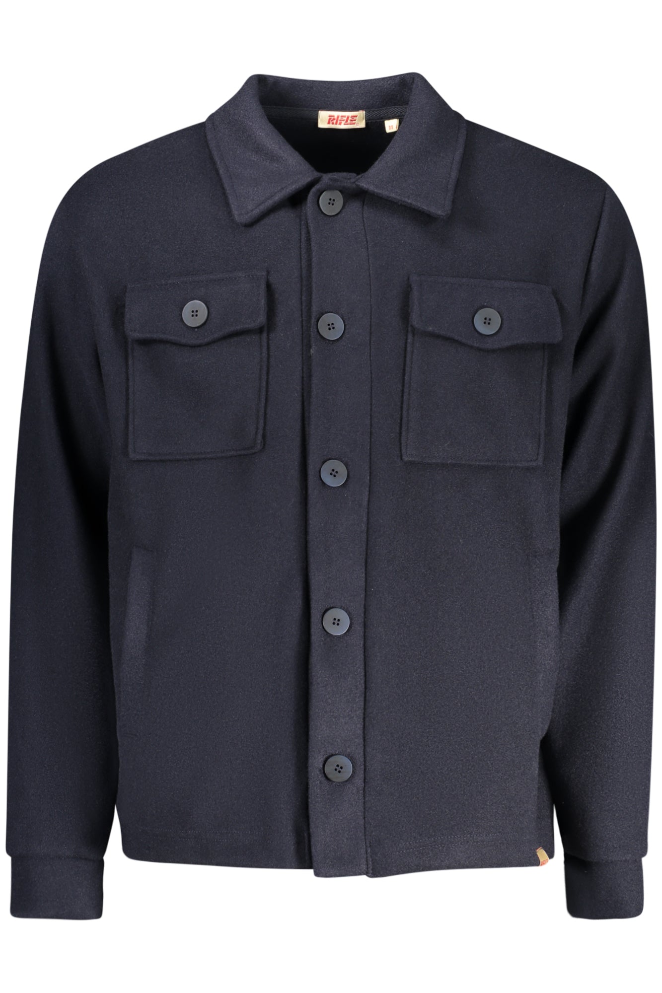 RIFLE CAMICIA MANICHE LUNGHE UOMO BLU