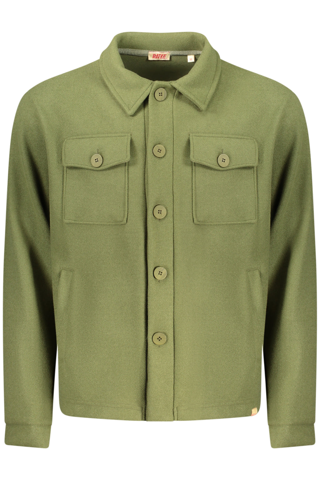 RIFLE CAMICIA MANICHE LUNGHE UOMO VERDE