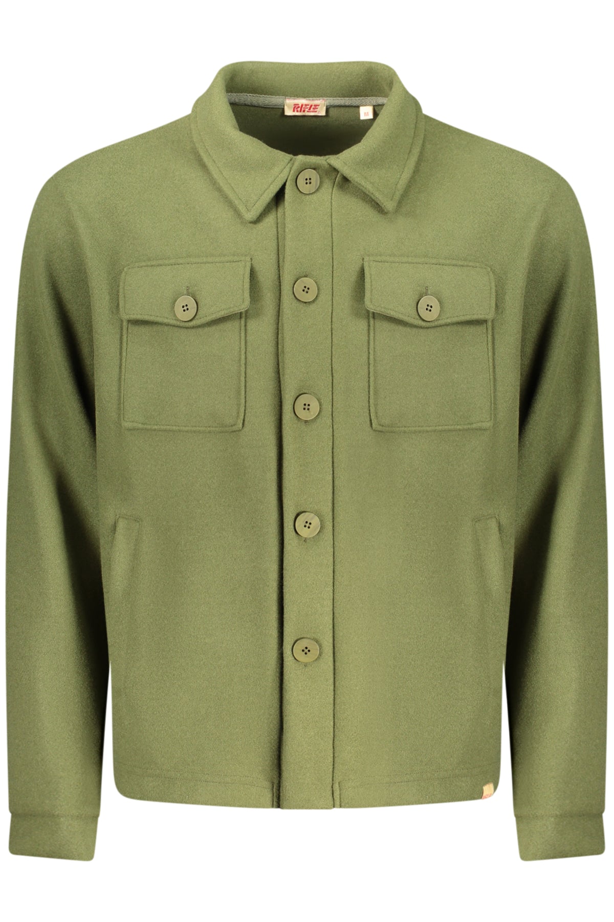 RIFLE CAMICIA MANICHE LUNGHE UOMO VERDE