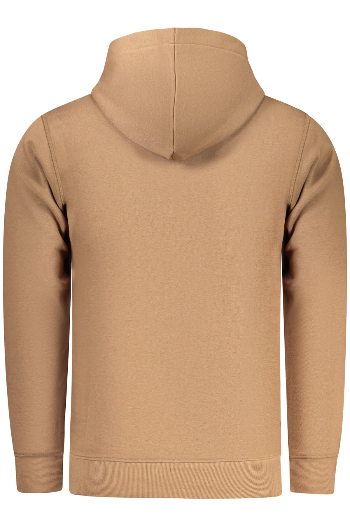 RIFLE FELPA CON ZIP UOMO MARRONE