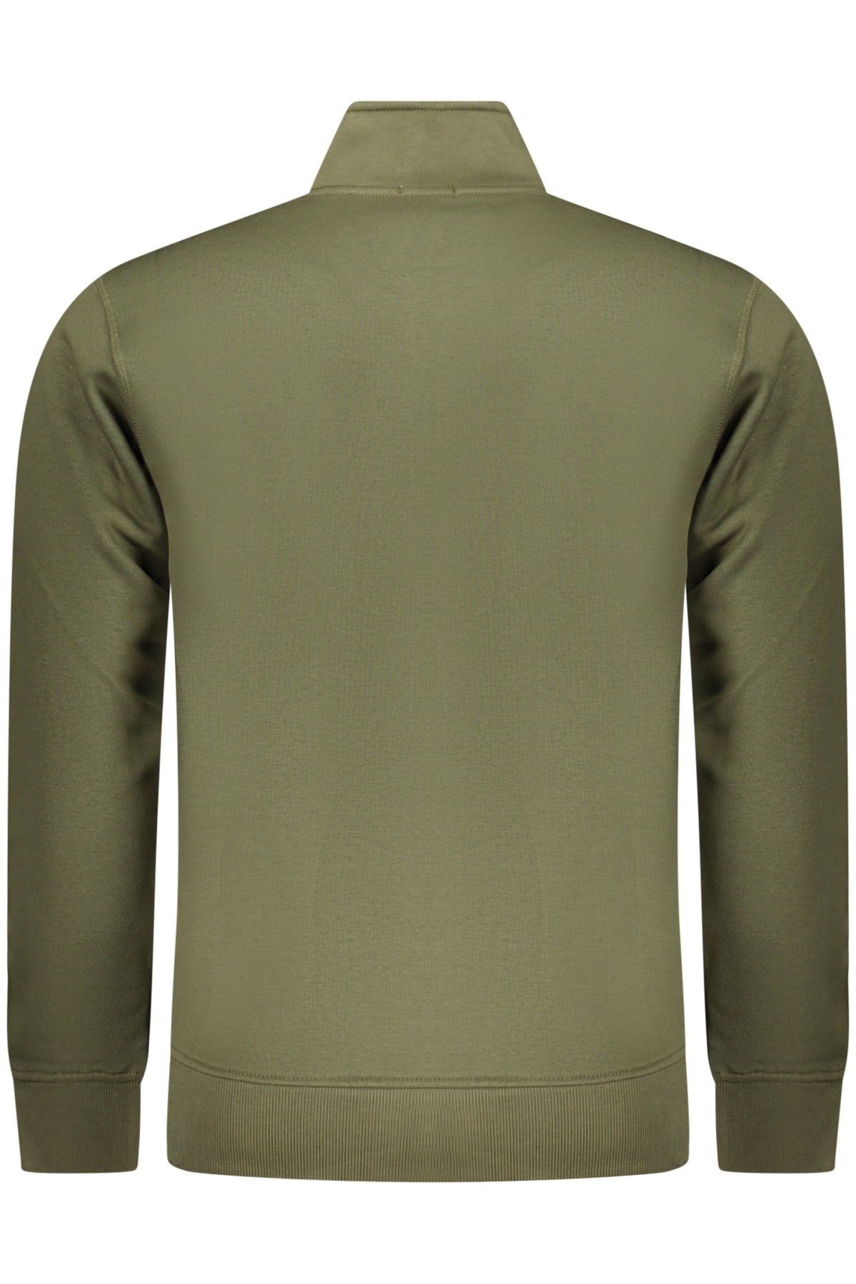 RIFLE FELPA CON ZIP UOMO VERDE