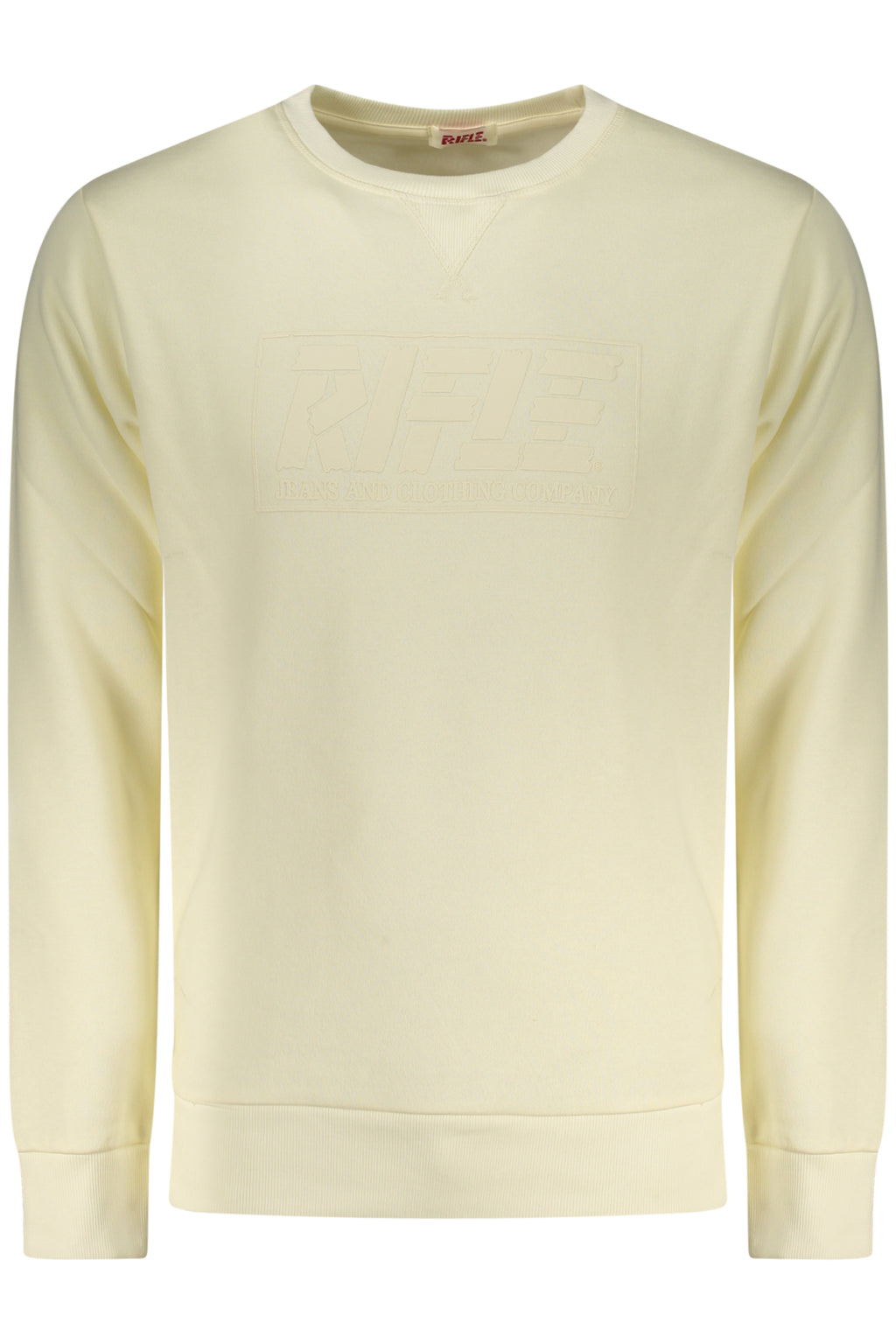 RIFLE FELPA SENZA ZIP UOMO BIANCO