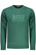 RIFLE FELPA SENZA ZIP UOMO VERDE