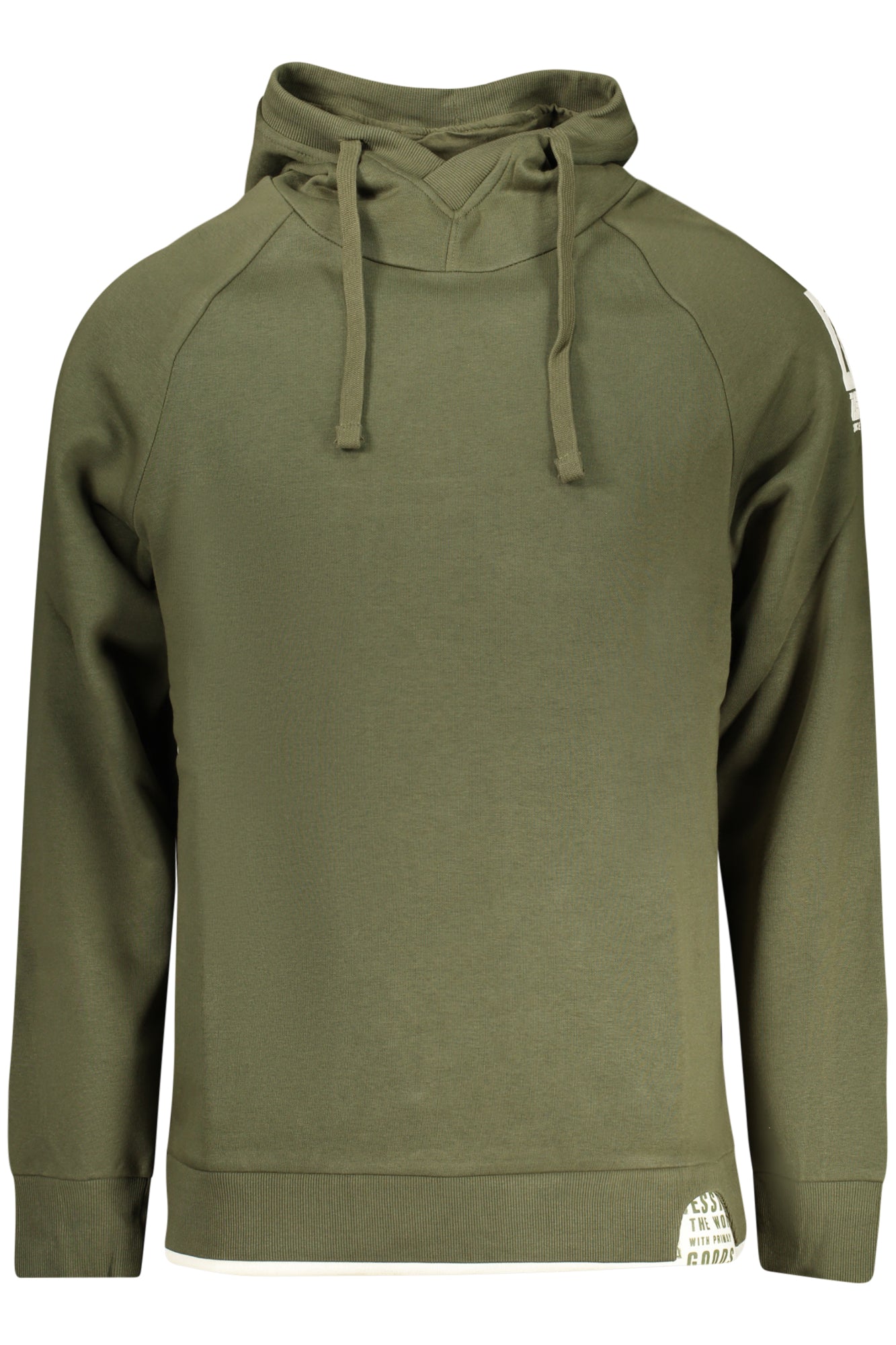 RIFLE FELPA SENZA ZIP UOMO VERDE