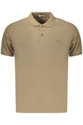 RIFLE POLO MANICHE CORTE UOMO MARRONE