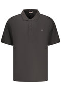 RIFLE POLO MANICHE CORTE UOMO NERO