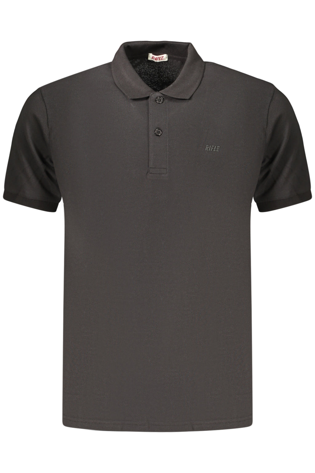 RIFLE POLO MANICHE CORTE UOMO NERO