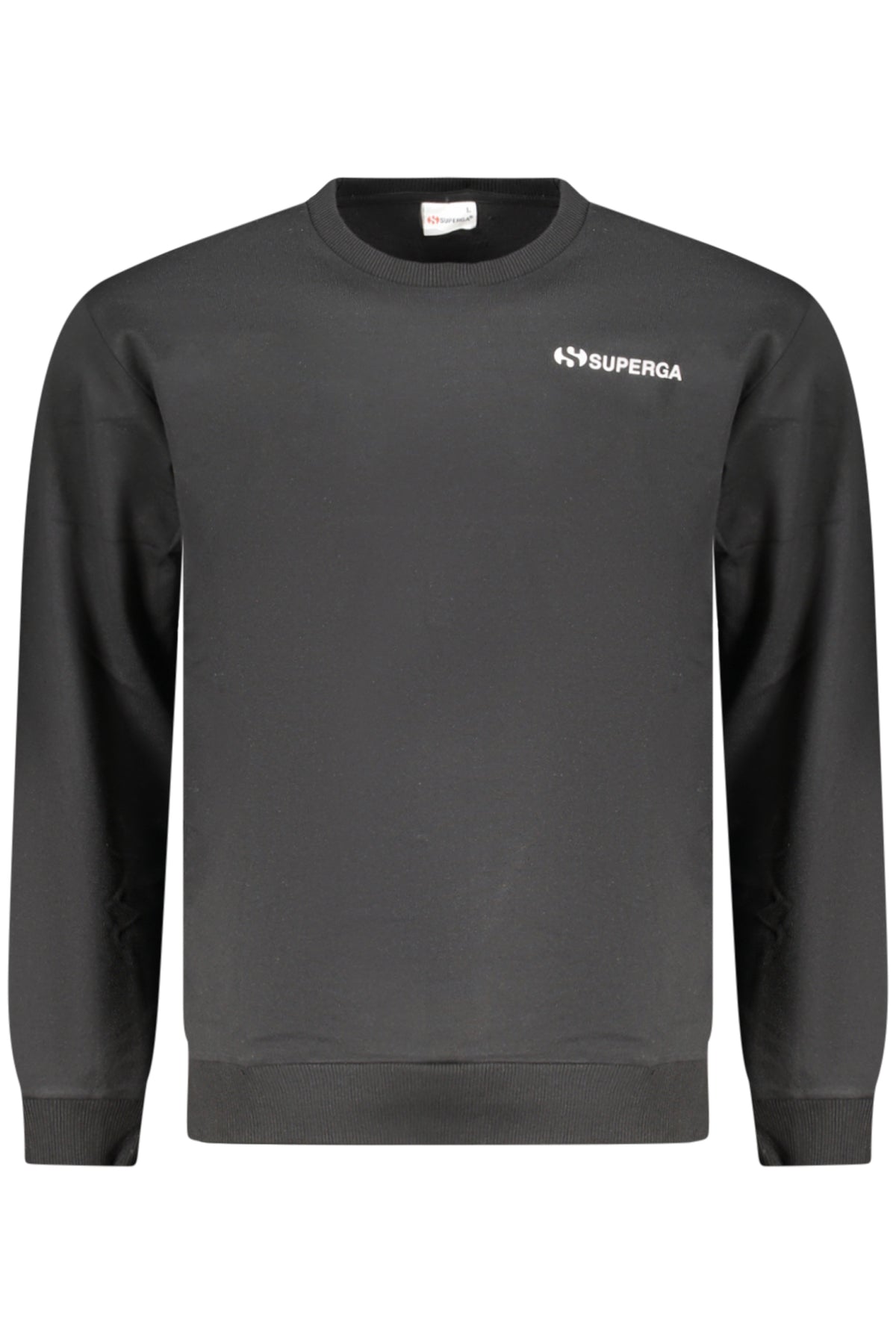 SUPERGA FELPA SENZA ZIP UOMO NERO