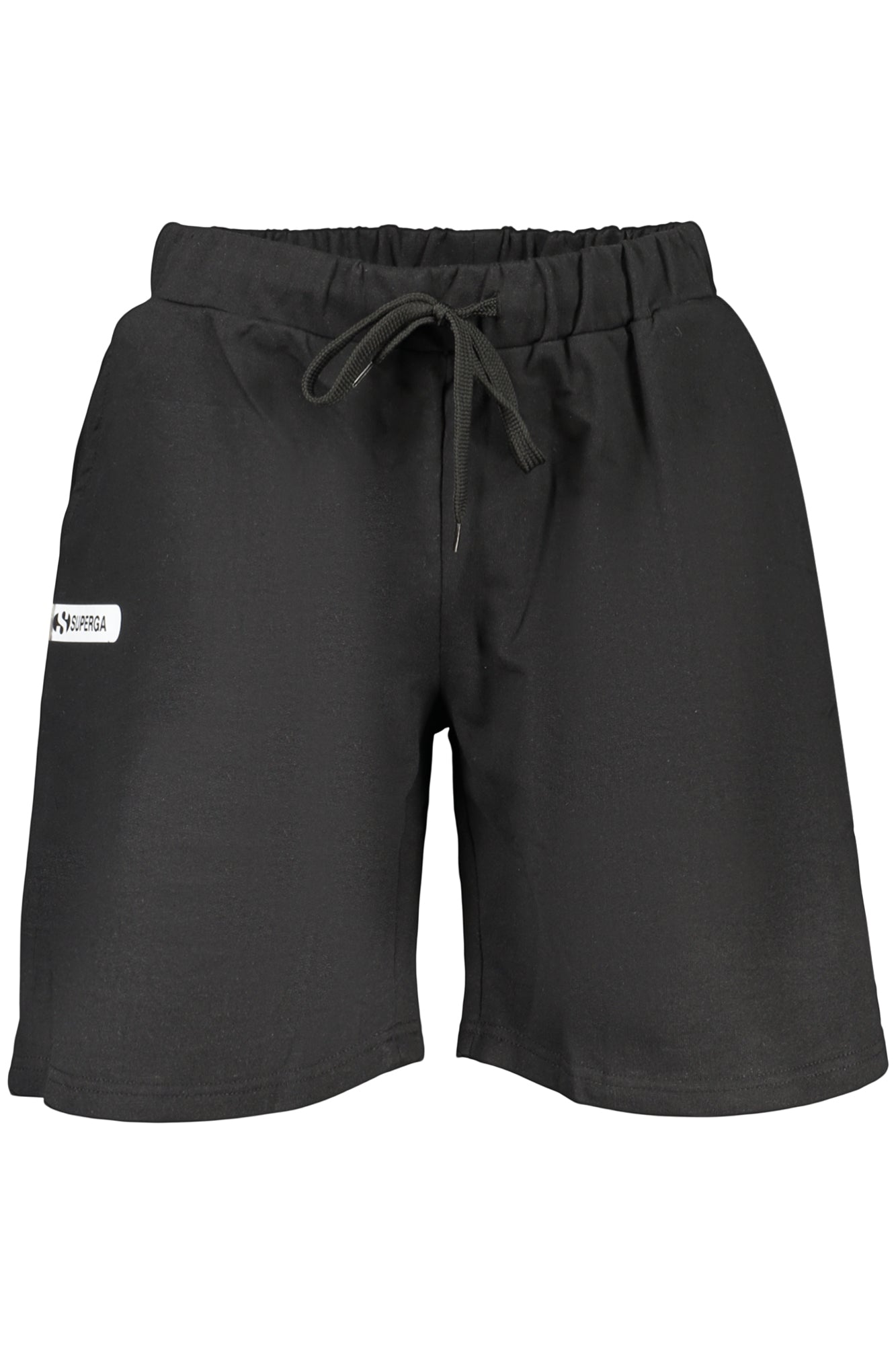 SUPERGA PANTALONE TUTA CORTO UOMO NERO