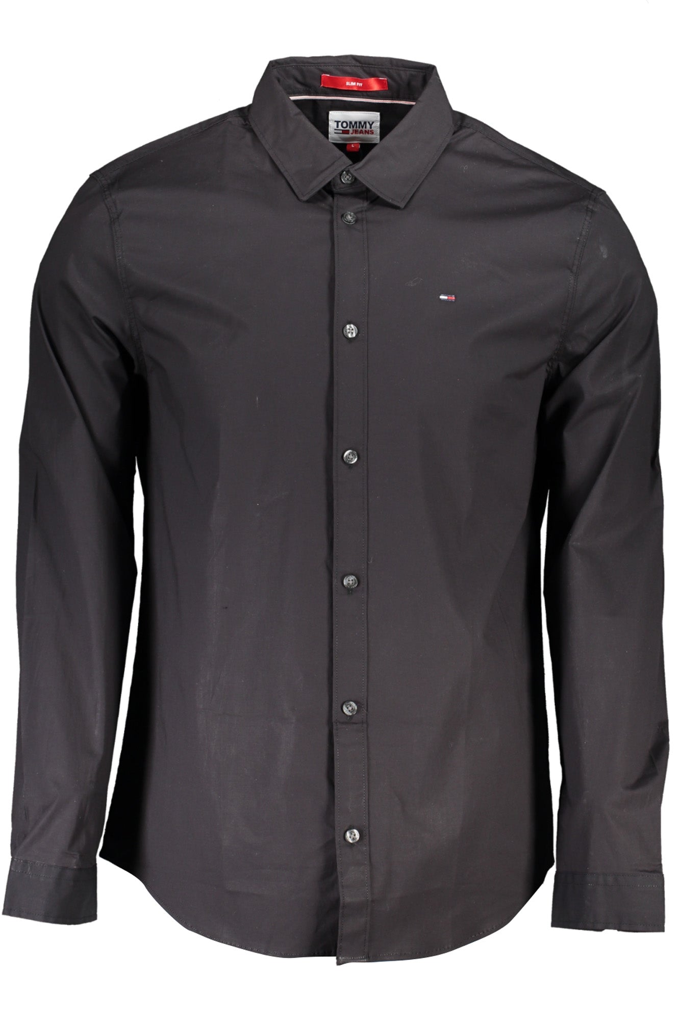 TOMMY HILFIGER CAMICIA MANICHE LUNGHE UOMO NERO