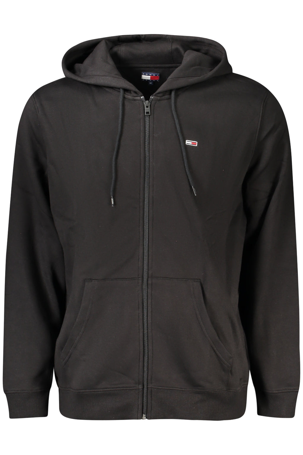 TOMMY HILFIGER FELPA CON ZIP UOMO NERO