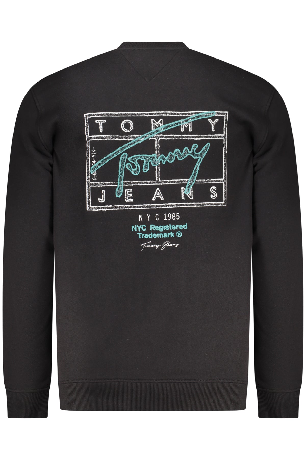 TOMMY HILFIGER FELPA SENZA ZIP UOMO NERO
