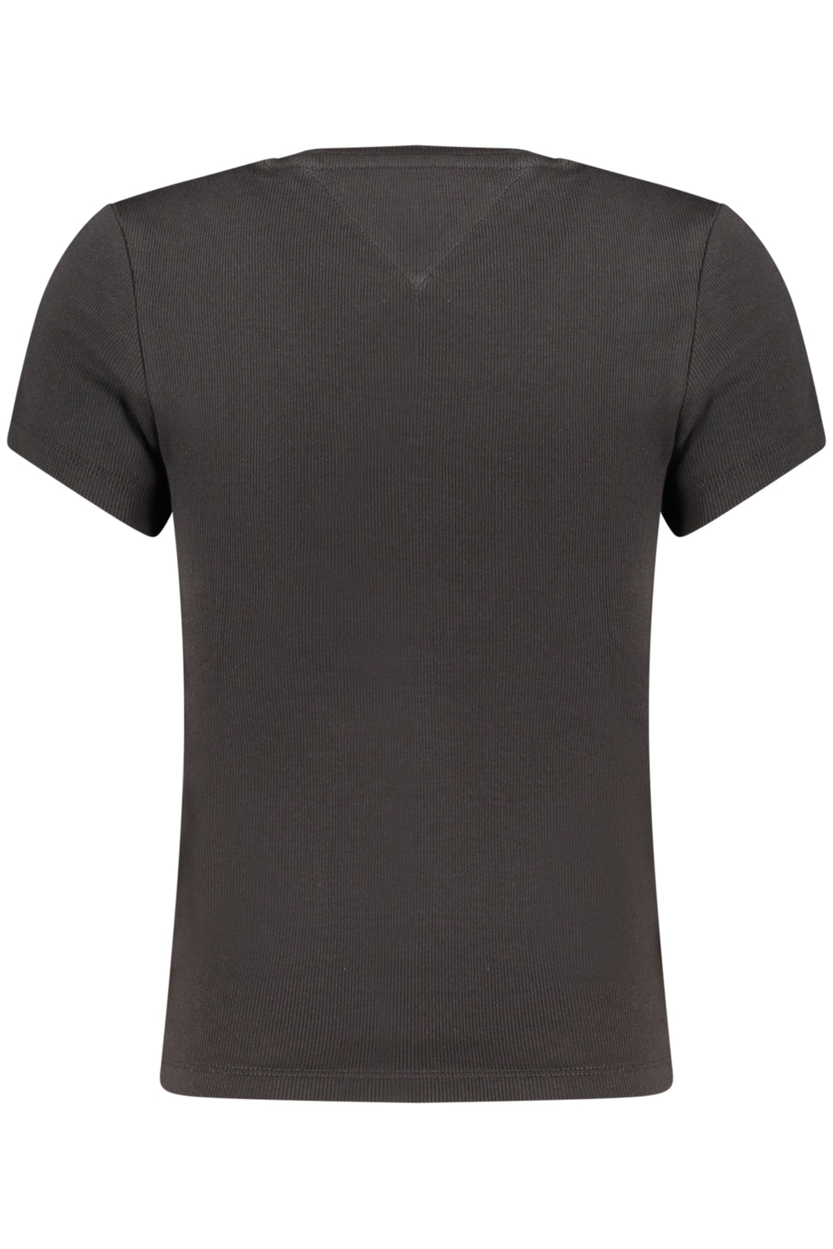 TOMMY HILFIGER T-SHIRT MANICHE CORTE DONNA NERO