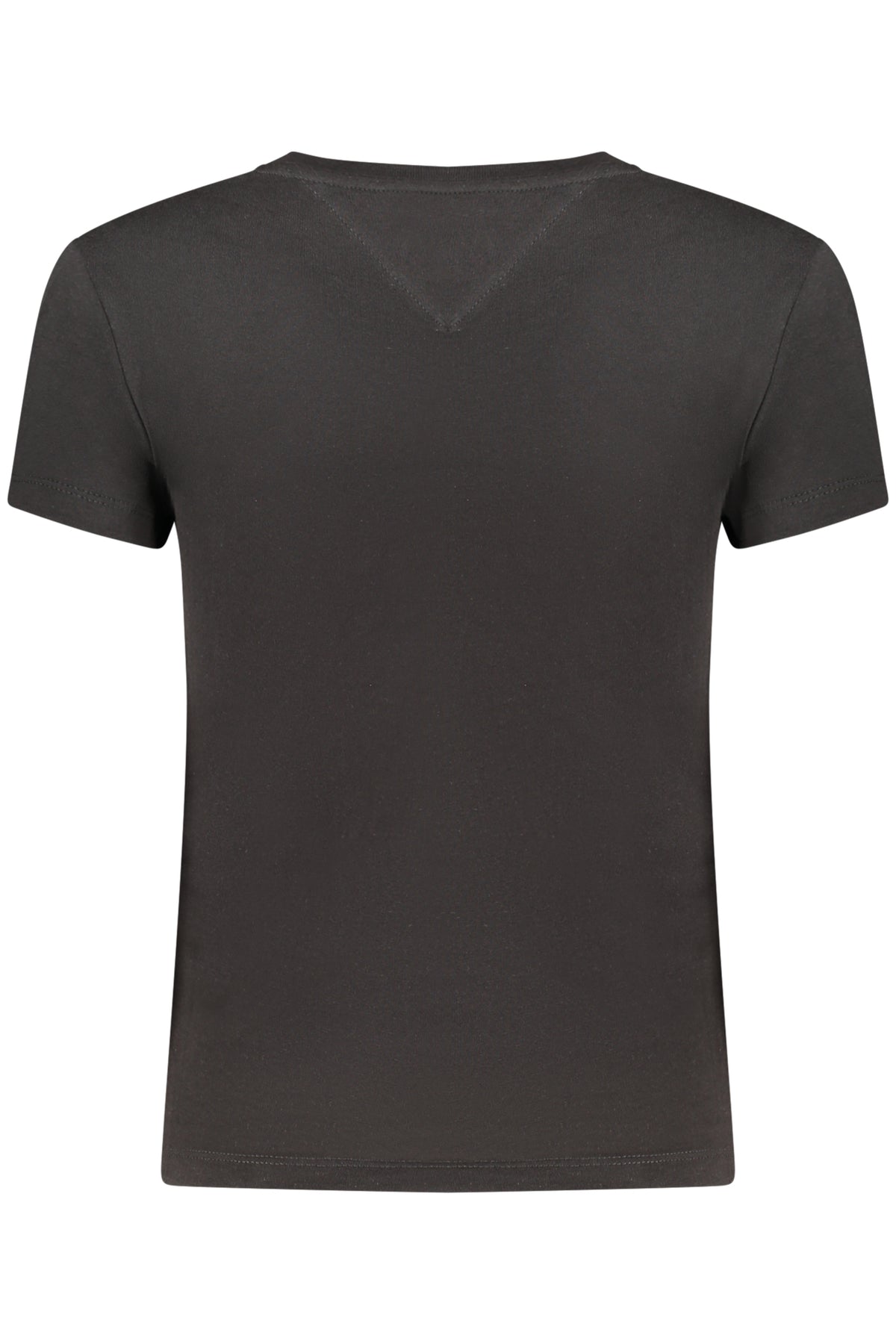 TOMMY HILFIGER T-SHIRT MANICHE CORTE DONNA NERO