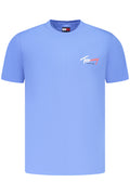 TOMMY HILFIGER T-SHIRT MANICHE CORTE UOMO AZZURRO