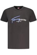 TOMMY HILFIGER T-SHIRT MANICHE CORTE UOMO NERO