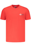 TOMMY HILFIGER T-SHIRT MANICHE CORTE UOMO ROSSO