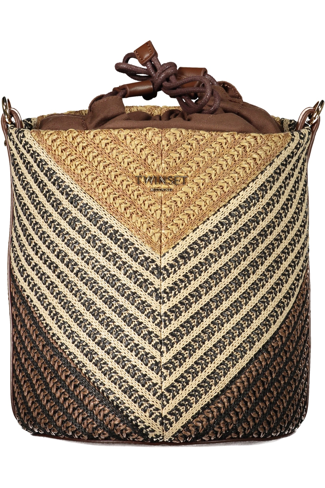 TWINSET BORSA DONNA MARRONE