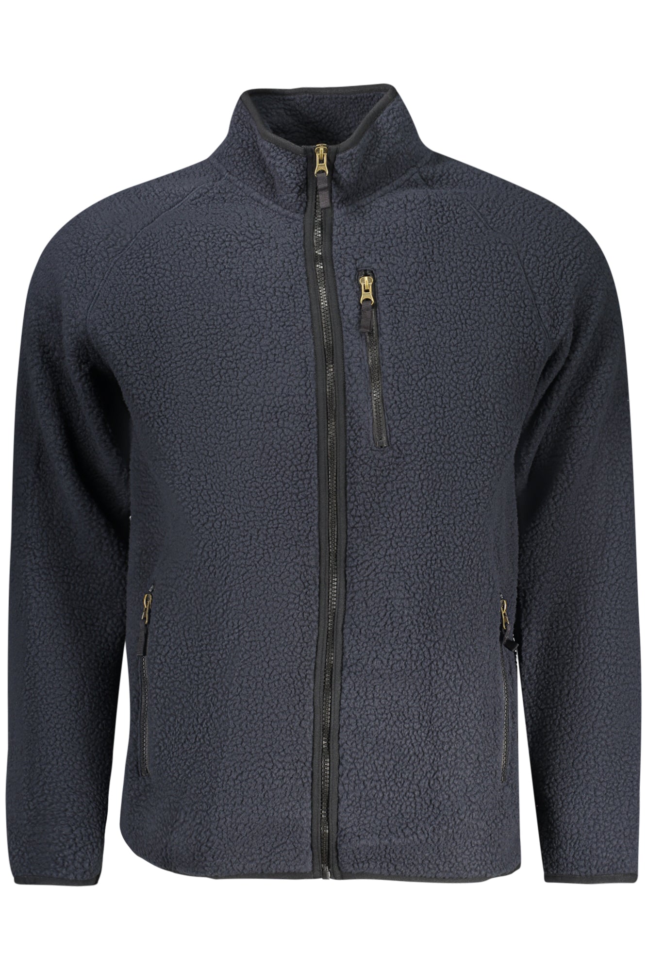 U.S. GRAND FELPA CON ZIP UOMO BLU