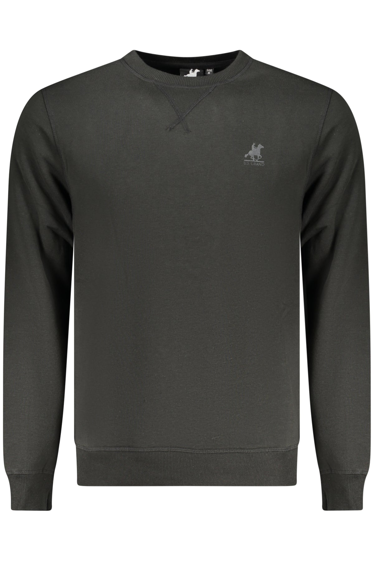 U.S. GRAND FELPA SENZA ZIP UOMO NERO