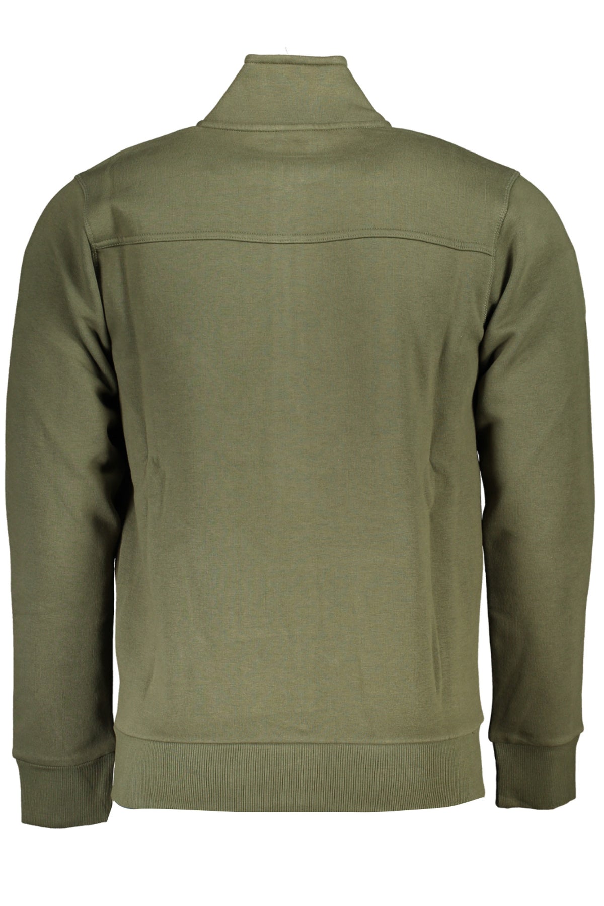 U.S. GRAND FELPA CON ZIP UOMO VERDE