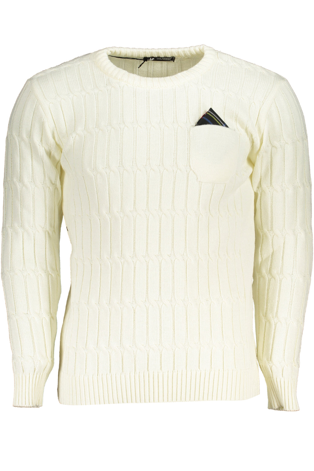 U.S. GRAND MAGLIONE UOMO BIANCO