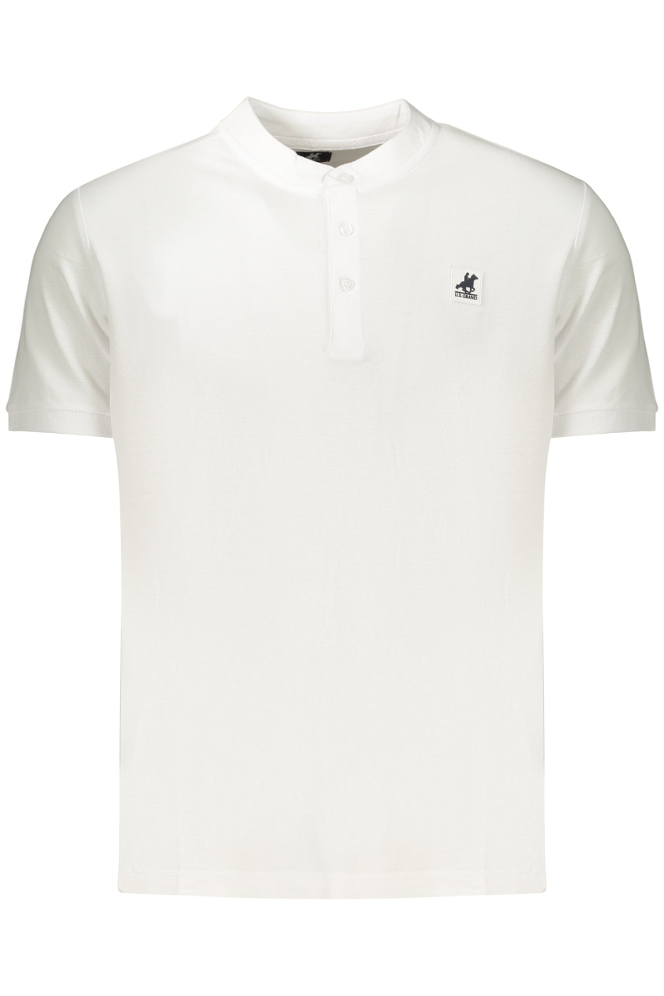 U.S. GRAND POLO MANICHE CORTE UOMO BIANCO
